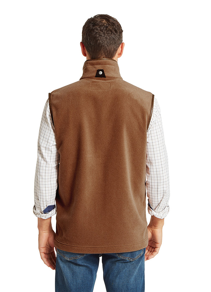 Oakham Fleece Gilet | Toffee