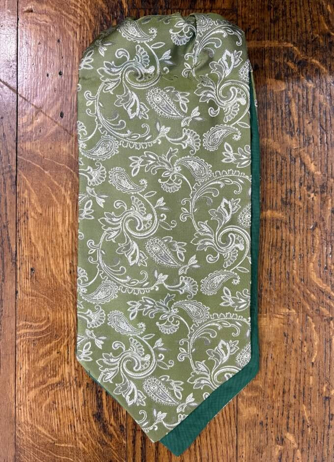Cravat | Olive Floral Design