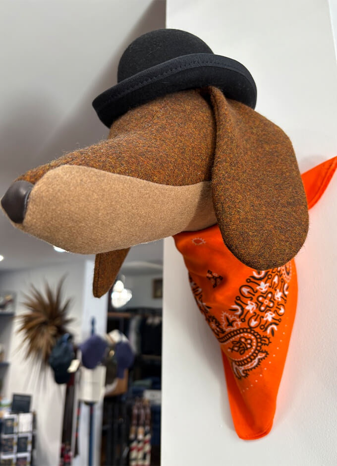 Orange Paisley Bandana