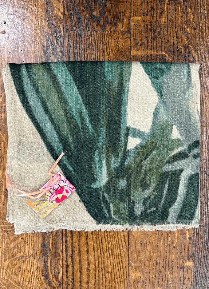 Wool Wrap Scarf | Midnight Orchid