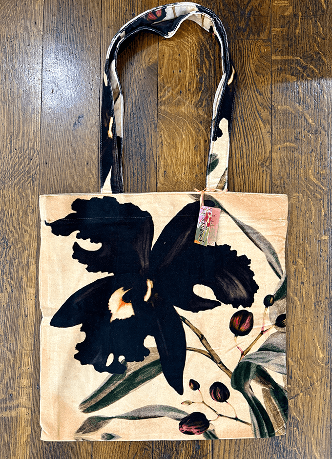 Velvet Tote | Midnight Orchid