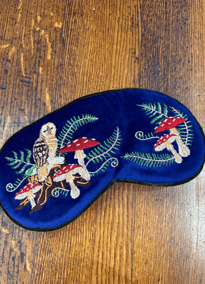 Lavender Eye Masks | Woodland Owl
