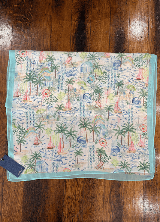 Abberton Palm Print Printed Scarf