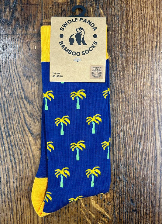 Swole Panda | Palm Tree Socks