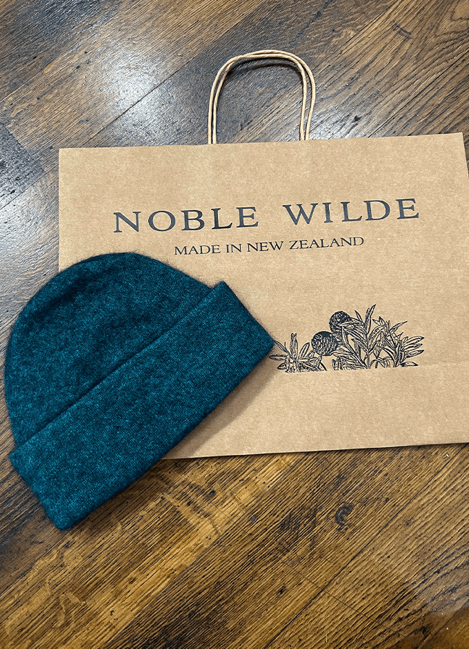 Possum Wool Beanie | Paua