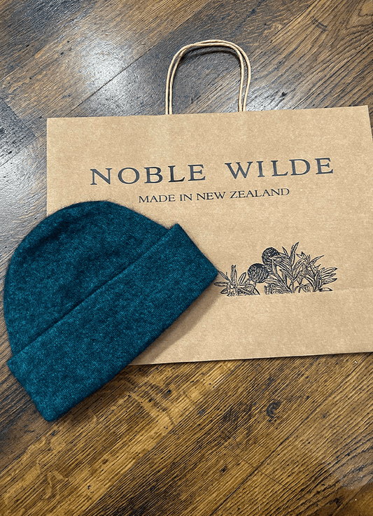 Possum Wool Beanie | Paua