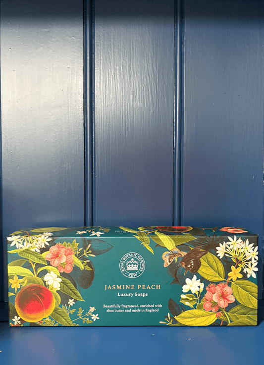 Kew Gardens Jasmine Peach Triple Soap Gift Box