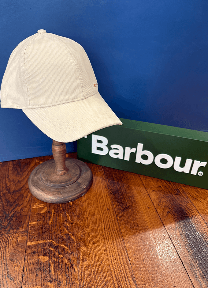Barbour | Oakley Cord Cap | Pearl