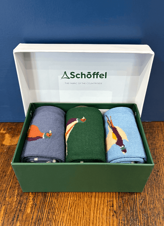 Men's Bamboo Socks (Box Of 3)| Pheasant Mix 7-11