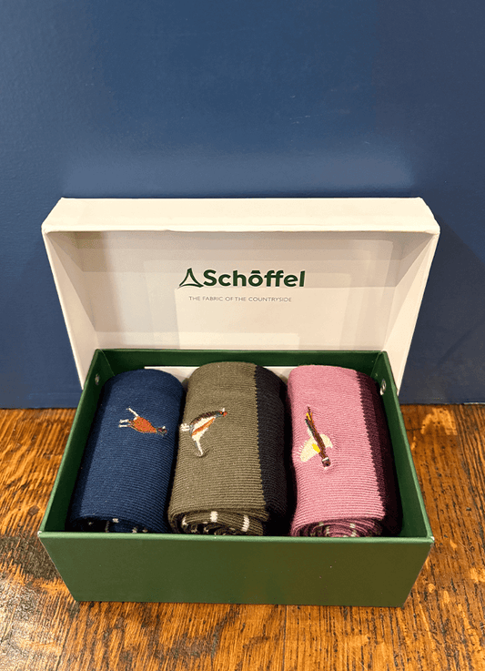 Ladies Bamboo Socks (Box of 3) | Pheasant Mix 4-7