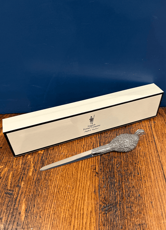 English Pewter | Letter Opener Pheasant