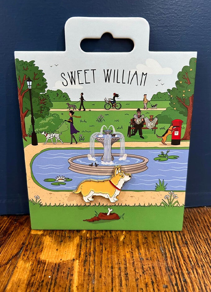 Sweet William | Dog Pin Corgi