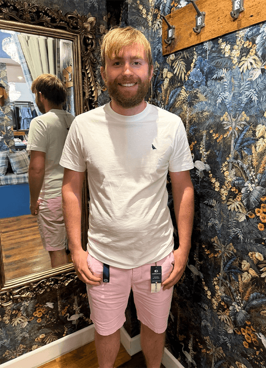 Shorts | Cotton Stretch | Pink