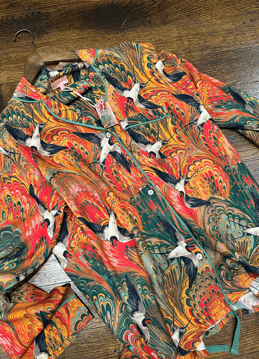 Supersoft Marbled Swallows Pyjamas