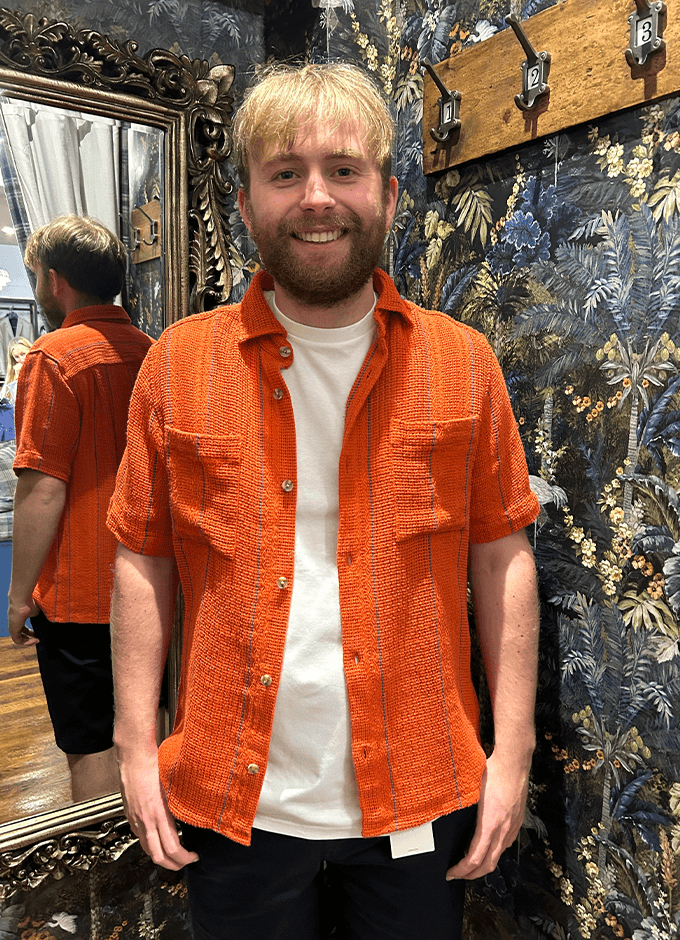 Point Break Shirt | Tangerine