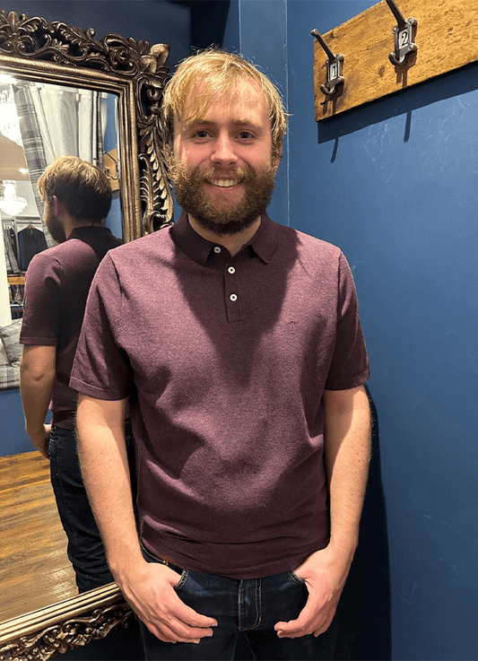 Superflex Polo Shirt | Aubergine