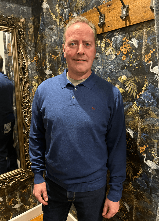 Sebastian Polo Knitwear | Blue