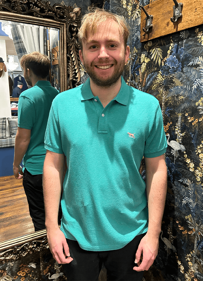The Gunn Polo Shirt | Turquoise