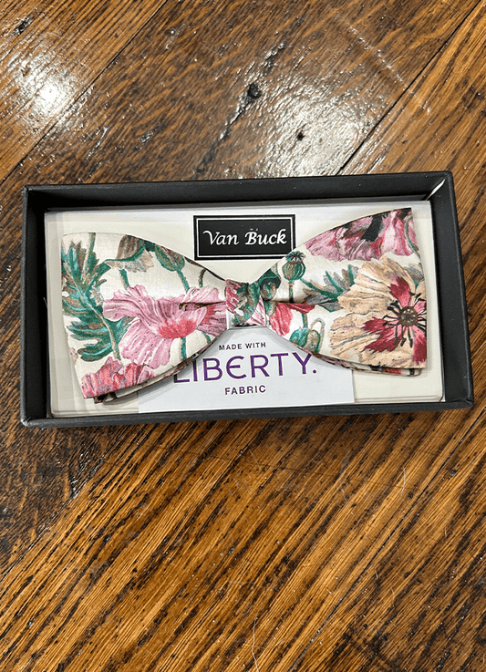 Bow Tie | Poppy Amelie Pink | Made with Liberty Fabric