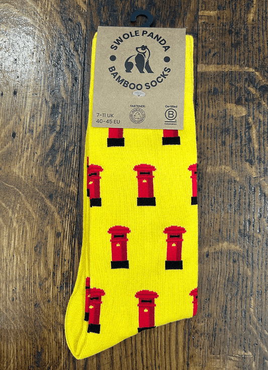 Swole Panda| Red Post Box Socks