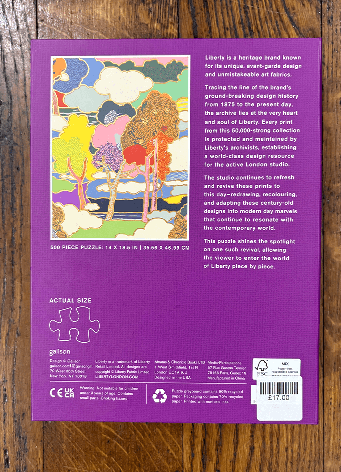 Liberty| Prospect Road| 500 piece Puzzle