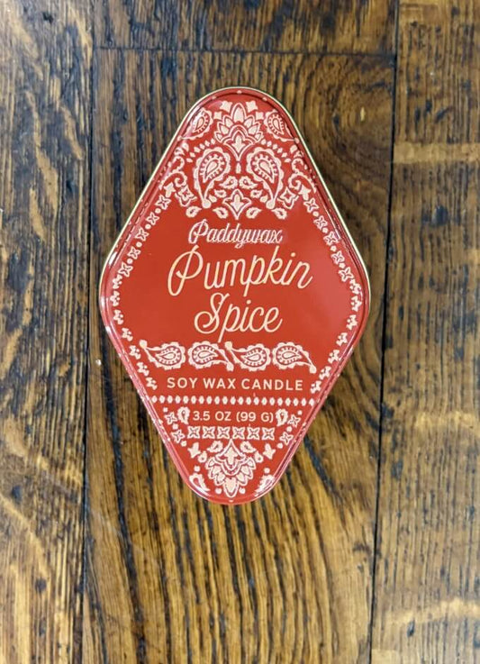 Autumn Candle Tin| Pumpkin Spice