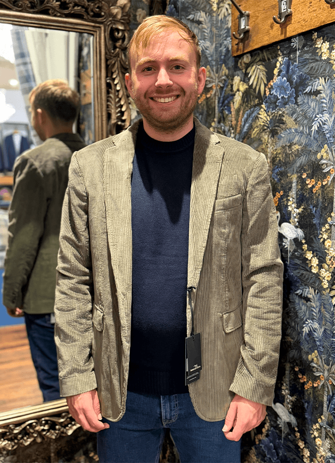 Blackpool Easy Fit Jacket | Putty