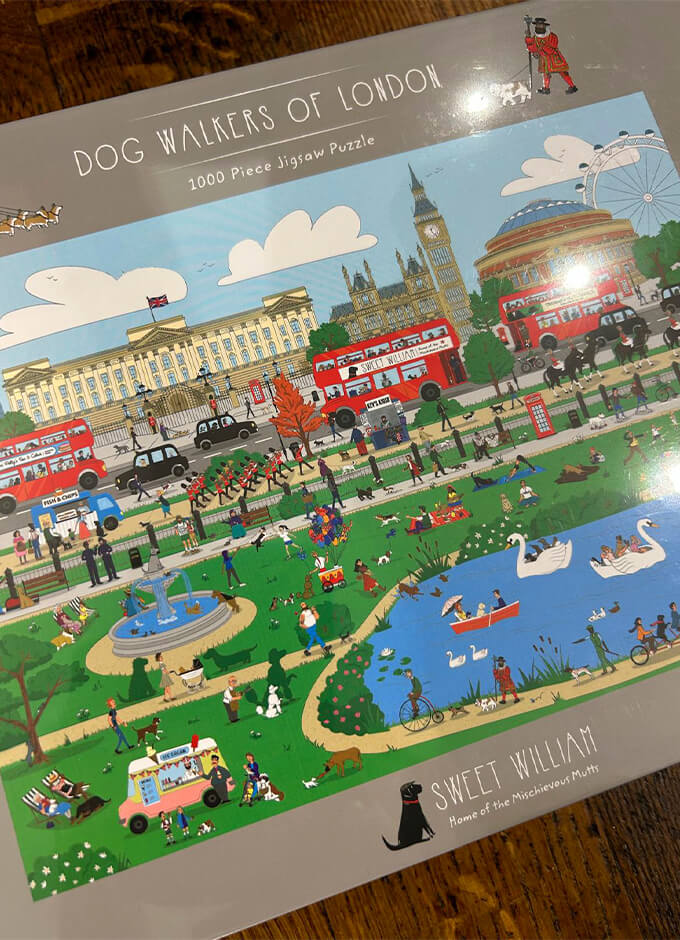 Sweet William | Dog Walkers of London Jigsaw Puzzle