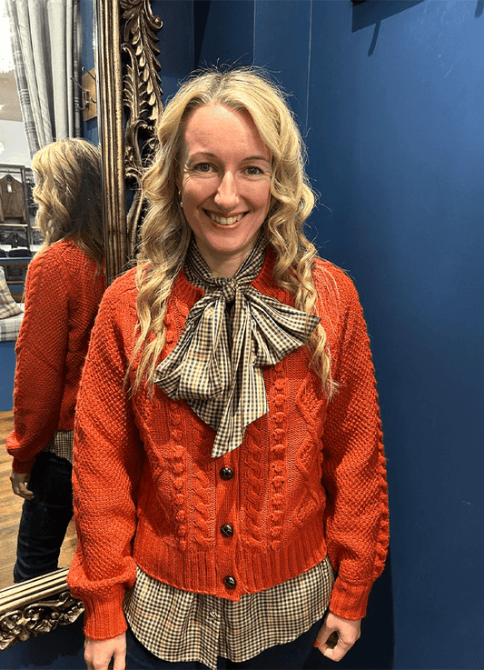 Rafferty Cardigan |Orange