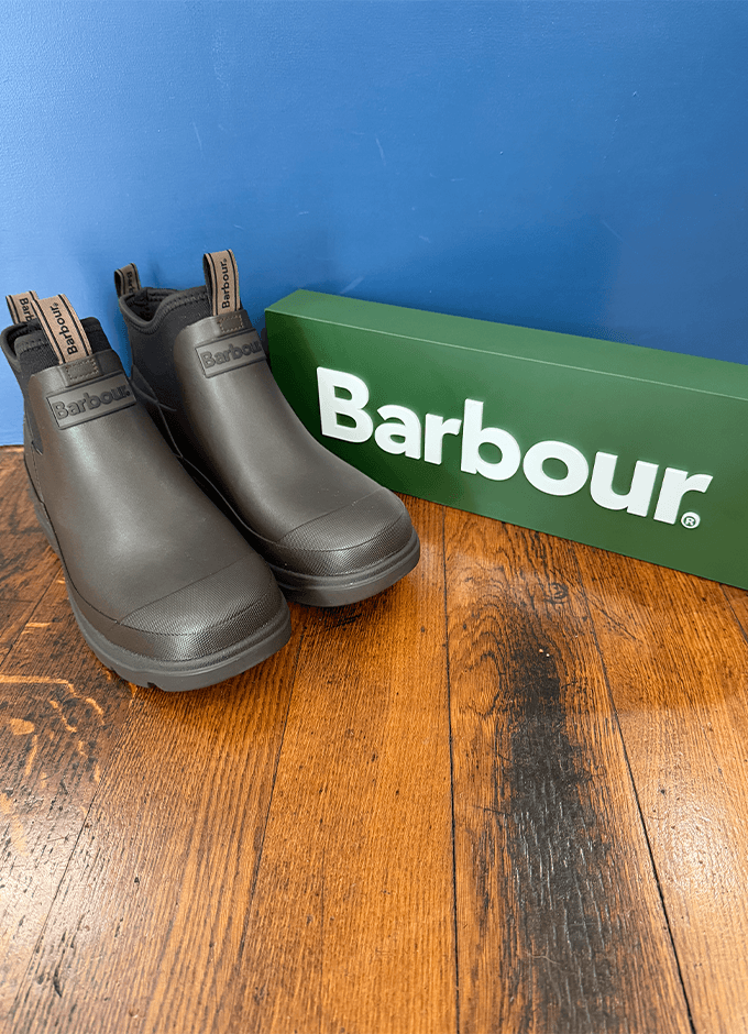Ridge Ankle Welly Boot | Dark Brown