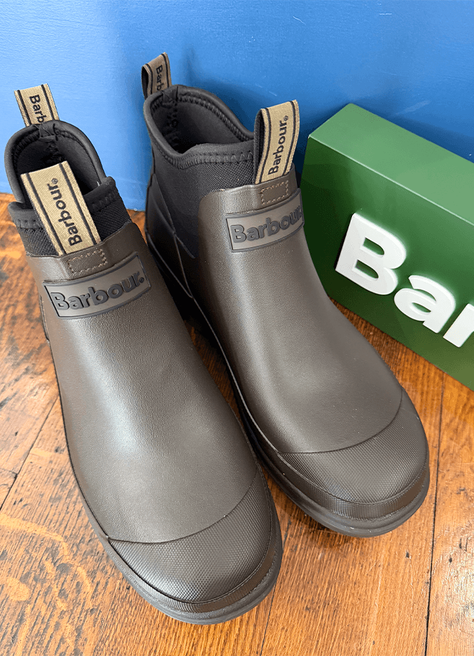 Ridge Ankle Welly Boot | Dark Brown