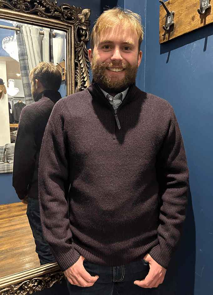 Rodd & Gunn |Robbies Road Knit | Black Fig