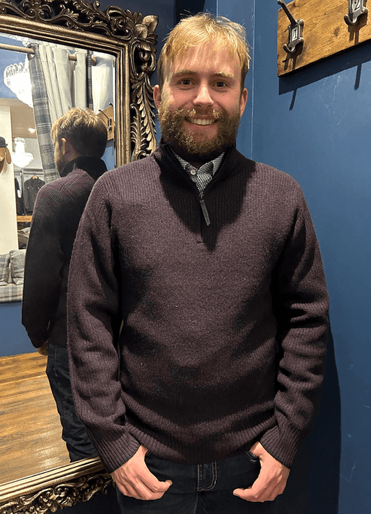 Rodd & Gunn |Robbies Road Knit | Black Fig