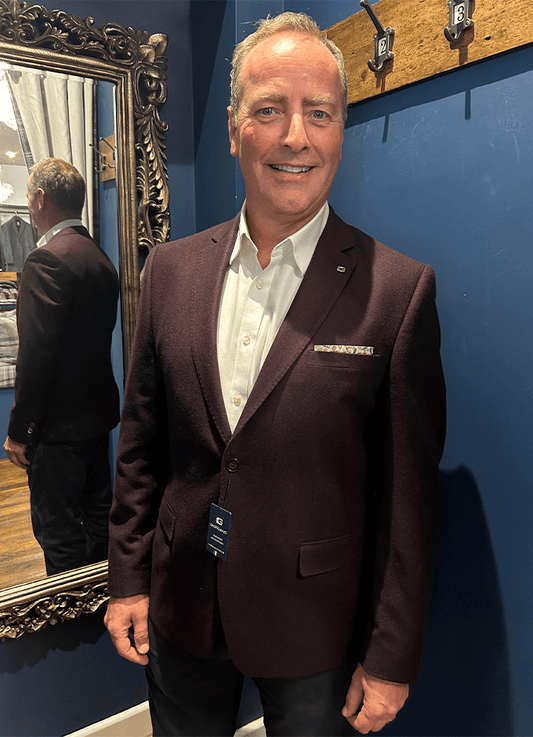 Robert Fully Jacket | Burgundy