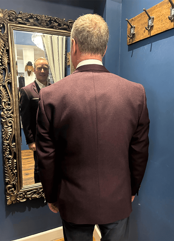 Robert Fully Jacket | Burgundy