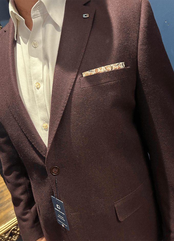 Robert Fully Jacket | Burgundy