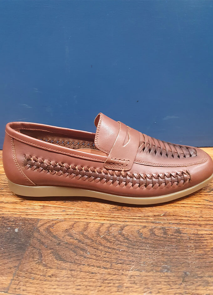 Rodd & Gunn | Gisborne Huarache Slip On  | Brown