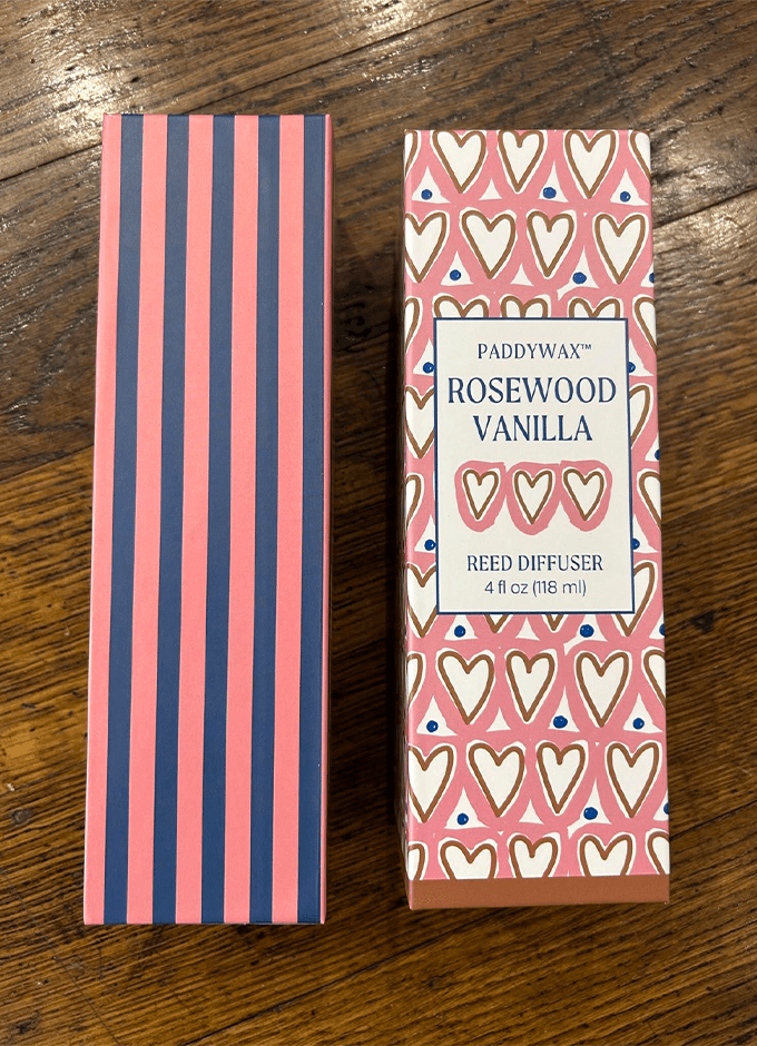 A Dopo 4fl oz./118ml Heart Ceramic Diffuser | Rosewood Vanilla