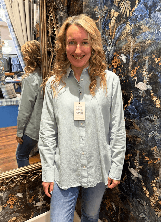Salthouse Linen Shirt | Surf Blue