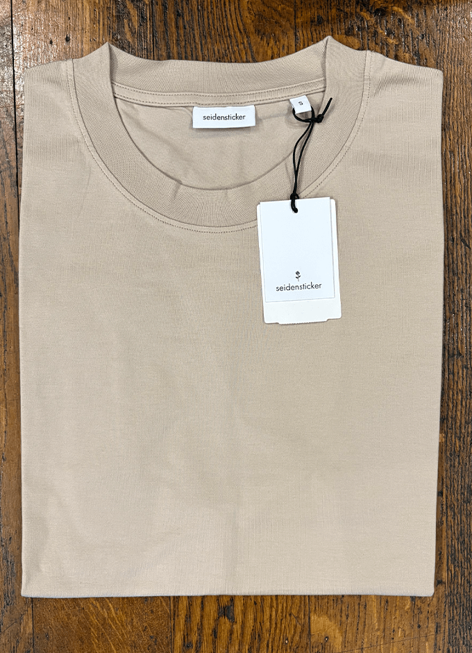 Pure Cotton T-Shirt | Sand