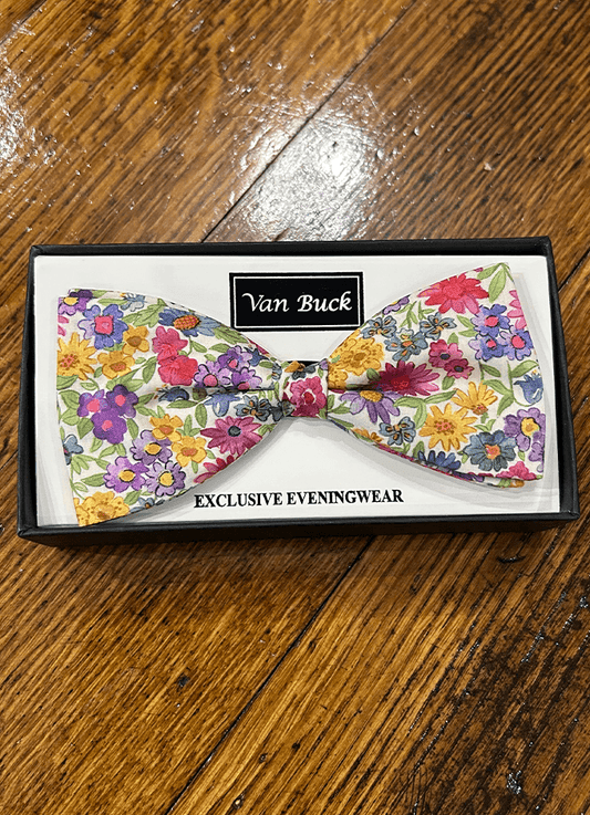 Bow Tie | Sandra Spring Multi | Made with Liberty Fabric