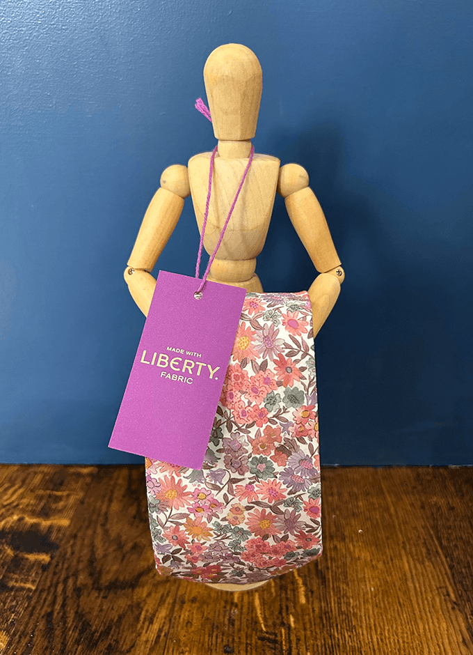 Tie | Sandra Spring Pink | Made with Liberty Fabric