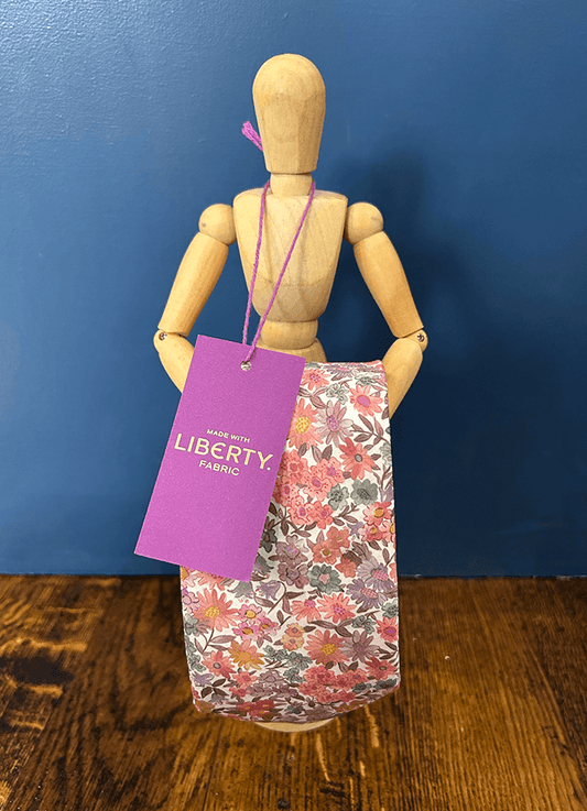 Tie | Sandra Spring Pink | Made with Liberty Fabric