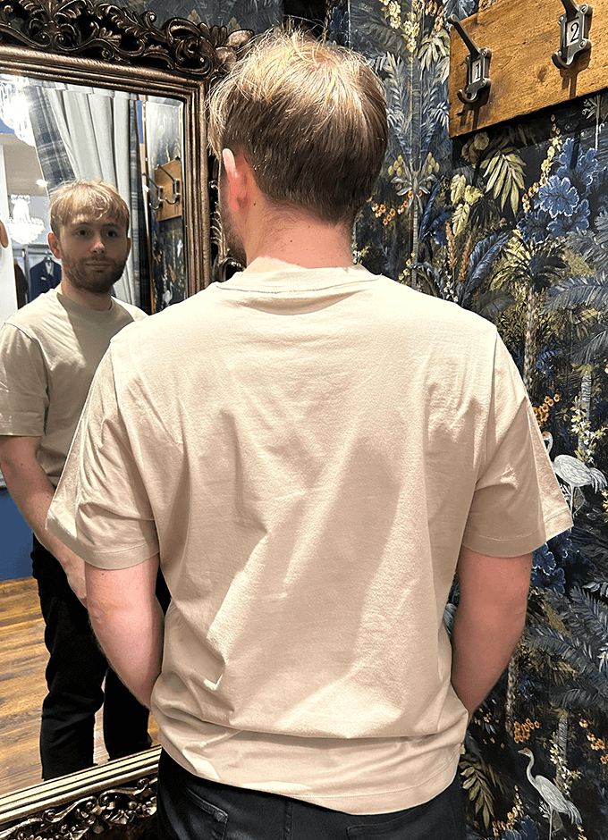 Pure Cotton T-Shirt | Sand