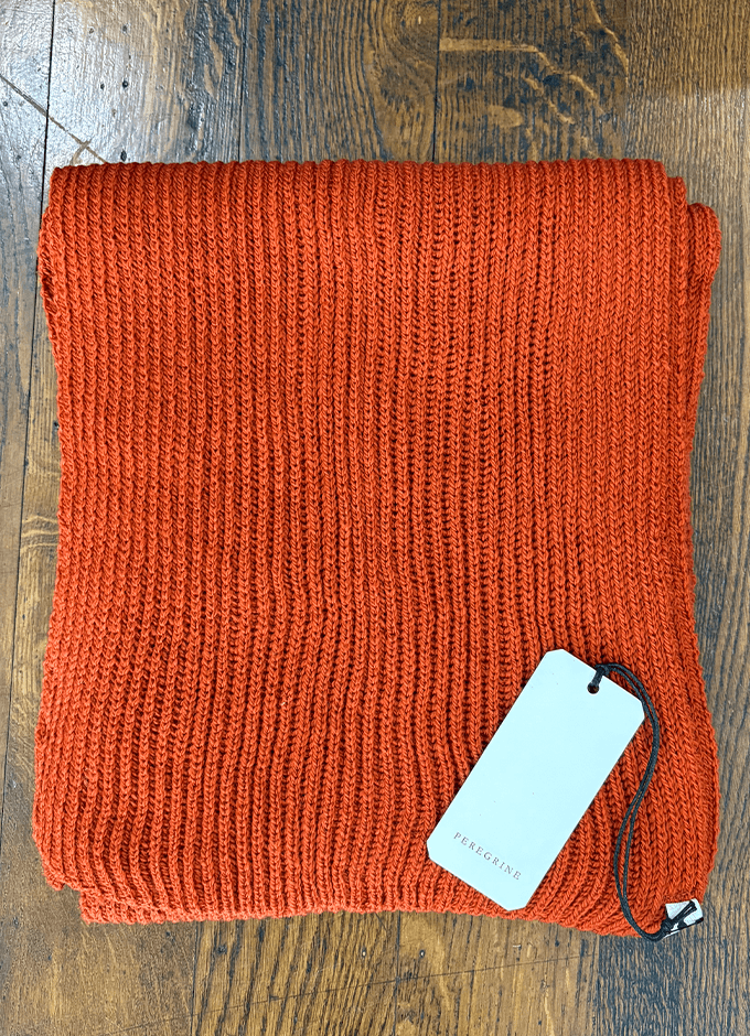 Porter Ribbed Scarf | Orange