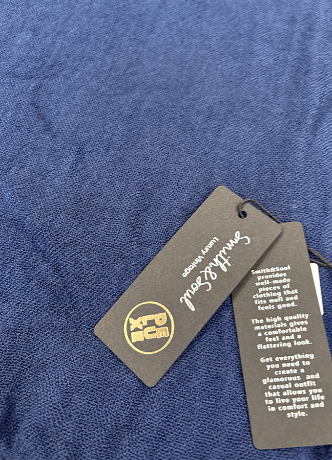 Textured Scarf | Marine