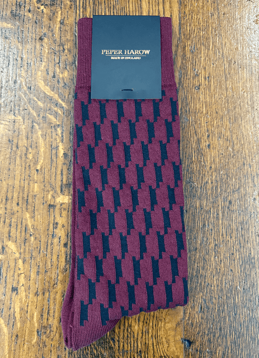 Peper Harow | Scooby Men's Sock | Maroon