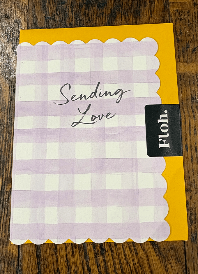 Sending Love | Lilac | Picky Bits | Card