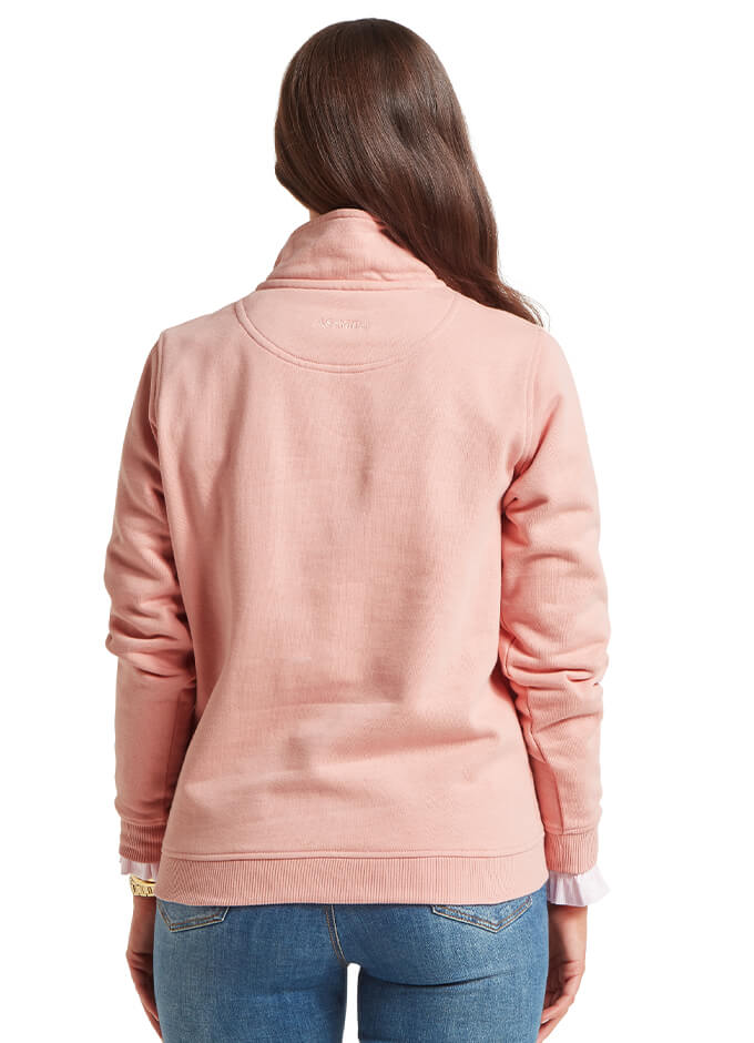 Sennen Cove Ladies Sweatshirt | Pale Rose