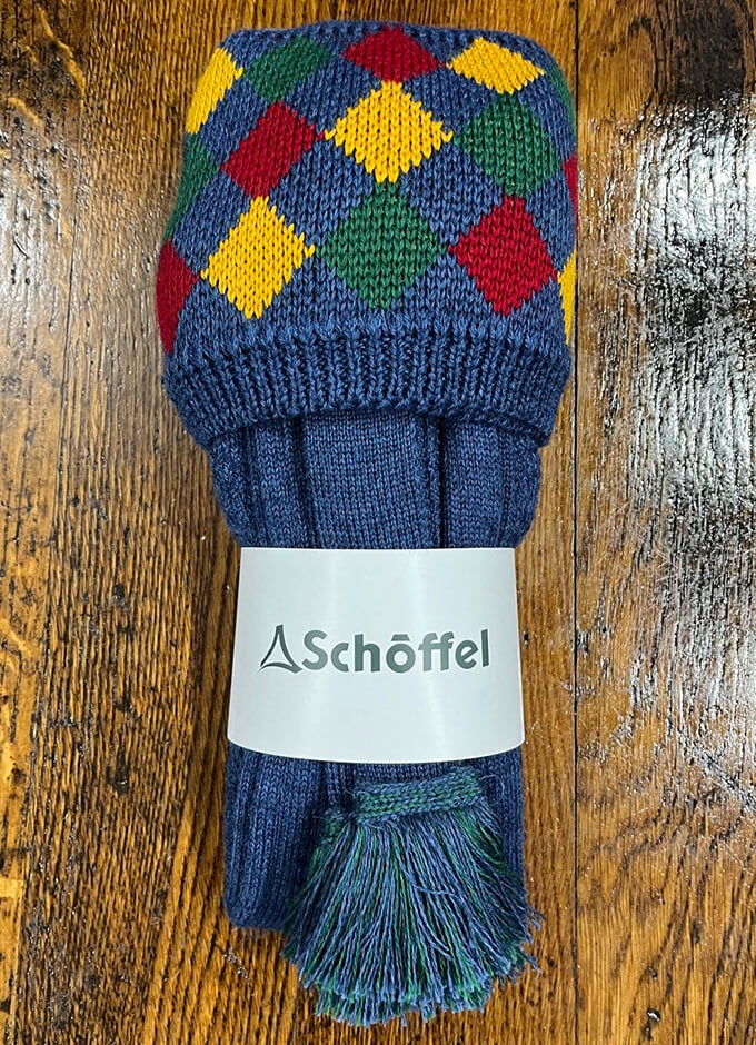 Schoffel |Mens Ptarmigan Shooting Socks | Indigo